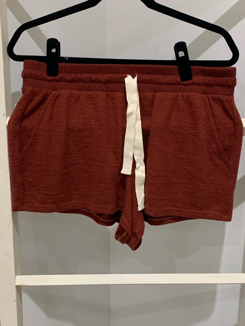 Torrid Cozy Knit Lounge Shorts - Rust Orange